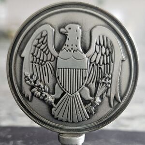 Longaberger Silver Eagle Basket Lid Knob